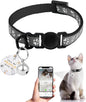 Cat Collar Breakaway with QR Code Name Tag, Reflective Kitten Collars with Bell, Cat ID Tag Personalized, Ultra-Durable, Adjustable, Quick Release, Fits Most Girl Boy Small Large Cats (8''-13.3'')