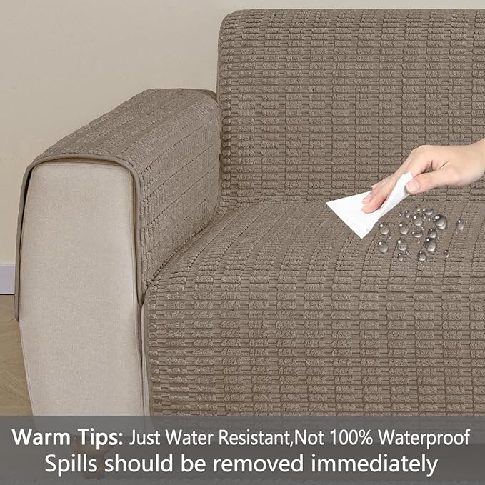 Muamar Dog Bed Cover Sofa Protector,Anti Slip Waterproof Sofa Covers for Living Room Couch Covers,Sofa Mat,Seat Cover,Dog Mat,Pet Pad for Furniture 1 Piece (30x70 inch, Brown)