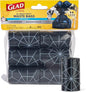 Glad for Pets Extra Large Scented Dog Poop Bags, Heavy Duty Tear-Resistant Pet Waste Pickup Bags with Fresh Scent, Easy-Tie Handles for Walking, Camping, Travel, 90 Count - 48 Pack