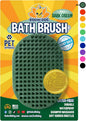 Bodhi Dog Shampoo Brush - Pet Grooming & Bath Supplies for Dogs and Cats - Bath Brush for Long & Short Hair - Premium Scrubber for Shower, Bathing & Massage (One Pack, Dark Green)