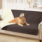 hyha Waterproof Dog Blanket, Soft Dog Bed Cover Pet Blankets, Waterproof Sofa Couch Cover for Dogs Washable, Reversible Pet Couch Covers for Sofa Furniture (52x82 Inch, Chocolate/Beige)
