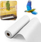 100 ft x 11 Inch Bird Cage Liner Disposable Cages Cushion Pad Mat Precut Absorbent Bird Cage Paper Large Parakeet Cage Liners Accessories for Pet Animal Bird Parrot (White)