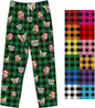 Custom Pajamas Pants Plaid Personalized Funny PJ Pant Design with Face Pajama for Men Women Dog Pet