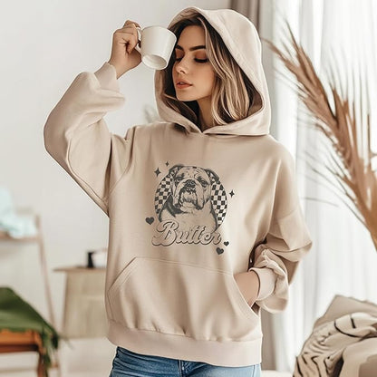 CHIARA CONTI11 Custom Dog Hoodie, Custom Pet Gifts, Custom Dog Shirt, Custom Dog Sweatshirt, Valentine's Day Gift