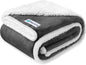PetAmi Waterproof Dog Blanket for Small Medium Dog Puppy Cat Throw for Couch Cover Leakproof Protection, Sherpa Fleece, Reversible Soft Washable 29x40 Charcoal Gray