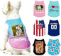 Custom Dog Shirt with Name Photo Text Logo Personalized Dog Pullover Shirts Customized T Shirt Clothes Gifts for Small Medium Large Dogs Cats Pet