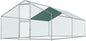 Large Chicken Coop, Chicken Coops for 20 Chickens, Chicken Runs for Yard with Water Poof & UV Resistance Cover, Spire Roof Chicken Coop Run with Double Lockable Doors for Outdoor Backyard