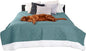 Furhaven Waterproof & Non-Slip Full Size Mattress Cover Protector for Dogs & Cats, Washable, For Beds, Couches, & Car Seats - Quilted Twill Blanket Mattress Cover - Nile Blue, Medium/Full Size