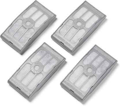 Cat Mate Genuine Replacement 3-Stage Filter Cartridges (386) - Use with Cat & Dog Mate Pet Fountains Models 335, 385, 410, 411, 412 and 413 (Pack of 4)