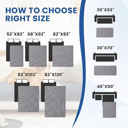 Waterproof Dog Bed Cover Pet Blanket, Soft Couch Cover for Dogs Washable, Non-Slip Dog Blanket Protect Furniture Couch Sofa Car for Puppy Large Dogs Cat (82x102 Inch, Light Grey)