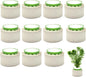 12 Pack Aquarium Plant Weights, Aquatic Plants Fixed Ring Set, Anti-Floating Ceramic Aquarium Plant Rings, Aquarium Landscape Decoration Fish Tank Accessories 1.8 x 1.3 Inch