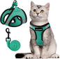 FAYOGOO Escape Proof Cat Harness and Leash Set for Walking, Secure-Fit Step-in Cat Vest Harness, Soft & Lightweight for Kittens and Large Cats