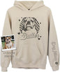 CHIARA CONTI11 Custom Dog Hoodie, Custom Pet Gifts, Custom Dog Shirt, Custom Dog Sweatshirt, Valentine's Day Gift