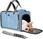 Cats Carrier Soft Small Dog Carriers for Small Dogs Blue Softsided Pet Carrier Airline Approved,Large Pocket,Breathable,Privacy Protection Pets Bag Travel Outdoor Kitties/Pups Bed
