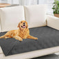 hyha Waterproof Dog Blanket, Reversible Pet Bed Blanket, Soft Sofa Couch Cover for Dogs Washable, Waterproof Pet Couch Covers for Sofa Puppy Cats Furniture Protector(30"x70", Dark Grey/Dark Grey)