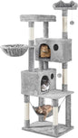 Yaheetech 73in Cat Tree Tower for Indoor Cats, Multi-Level Cat Activity Center with Scratching Posts Large Cat Condo with Funny Hammock for Kittens