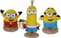Penn-Plax Minions Officially Licensed 3-Piece Aquarium Ornament Bundle – Includes Kevin, Stuart, and Bob – Beach Themed – Small