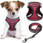 YIMEIS Dog Harness and Leash Set, No Pull Soft Mesh Pet Harness, Reflective Adjustable Puppy Vest for Small Medium Large Dogs, Cats (Grape Purple, Small (Pack of 1)