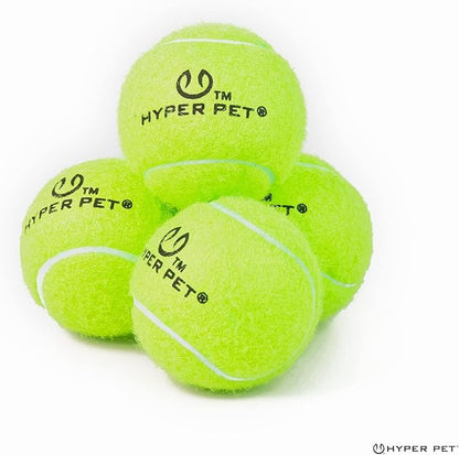 Hyper Pet MINI Tennis Balls for Dogs, Safe Dog Ball for Exercise & Training, Interactive Toys work with Hyper Pet K9 Kannon MINI Launcher - 4 Pack Green