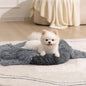 gogobunny Waterproof Dog Blanket for Couch & Furniture Protection - Super Soft Reversible Throw for Large Dogs & Cats, Calming Washable Fur & Sherpa Pet Blanket (25x35 Inch, Light Grey)