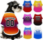 Custom Dog Shirt Personalized Pet Jersey Shirts with Name Photo Text Logo Customized Dog Pullover T Shirt Gifts for Small Medium Large Dogs Cats