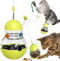 Cat Toy for Indoor Cats Wobble Treat Dispenser Ball Kitten Food Dispenser & Puzzle Feeder Balls & Enrichment Toys & Mental Stimulation Interactive Brain Game