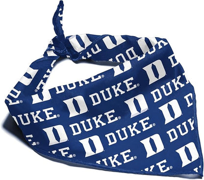 Duke Blue Devils Officially Licensed Bandana for Dogs and Cats | Fits Pets Great Gift Idea | Easy-to-Tie (Large, 28")