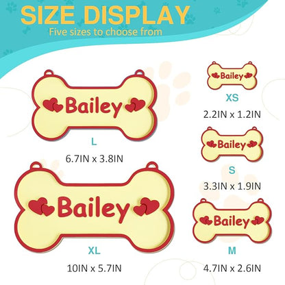 Personalized Dog Crate Sign Custom Dog Kennel Accessories Name Plate Doghouse Sign Decor