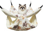 Cat Hammock for Cage, Soft Warm Hanging Bed for Kitten, Guinea Pig, Ferret, Rat, Chinchilla and Other Small Pets, Cozy Bunkbed 13.39"x13.39"