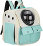 Pet Backpack Carrier, Portable and Ventilated, Oxford Cloth, Dogs Cats and Small Animals Travel Bag 12.99", (Blue, 1 Pcs), Intended for Hiking/Camping/Traveling