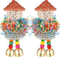 BBjinronjy 2PCS Bird Toys Parrot Foraging Shredder Hanging Toys Sola Balls with Bell for Small Parrots Parakeets Cockatiel Conures Love Birds Budgie Cage Toy