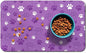 Dog Food Mat, Absorbent Water Bowl Mats Cat Pet Feeding Placemats 16 * 24 inch