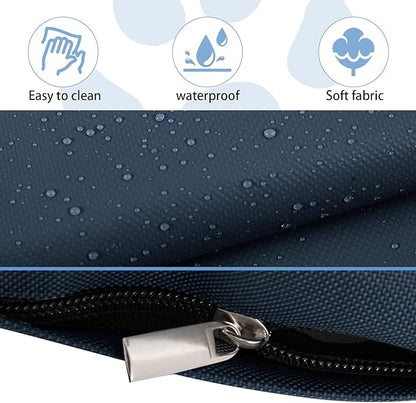 Waterproof Dog Bed Cover Replacement for 30 Inch Wire Crates, Heavy Duty Oxford Fabric Pet Bed Sleeve with Zipper, Washable & Durable Mattress Protector for Puppy, 29" L x 18" W x 3.5" H (Cover Only)