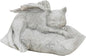 Holiberty Cat Angel Figurine Memorial Pet Stone Statue - Garden Grave Monument Marker Decor - Polyresin Dog Angel Figures Tombstone Sculpture Ornament - Loss of Kitten Sympathy Gift