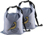 2 Pack Bird Seed Storage Container with Zipper Design,10 lb Travel Bird Food Storage Bag,Outdoor Portable Wild Bird Seed Container,Outdoor Feeding for Pet Birds Parakeets Finches Food Meal Storage