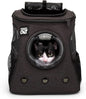 Fat Cat Backpack Carrier - Airline Approved Cat Carrier with Space Capsule Bubble for for Small Cats, Kitten - Premium Charcoal Cat Carrier Backpack for Outdoor, Travel, Hiking, Pet Supplies