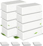 Cat Water Fountain Filter Replacement 12 Packs for UPAWPIA 4L Pet Water Foutain 8 Filters & 4 Sponges Water Filter for Cat Fountain