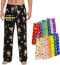 Custom Pajamas Pants Plaid Personalized Funny PJ Pant Design with Face Pajama for Men Women Dog Pet
