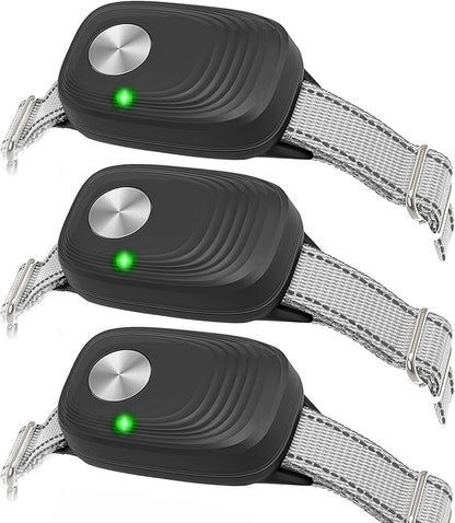 Automatic Pet Door Collar - Compatible with High Tech Pet Doors - Replaces MS-4 & MS-5 Collar Keys - Gray-3PK