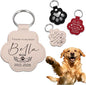 Eunigem Personalized Pet Hair Keychain for Dogs Cats-Custom Paw Keychains for Dog Hair-Shaped Leather Keychain,Pet Memorial Gifts Remembrance Accessory Refillable Keepsake for Bag or Key (Color-4)