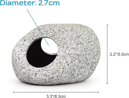 Fish Aquarium Decorations Cave Hide with Viewing Window for Betta Fish Tank Decor