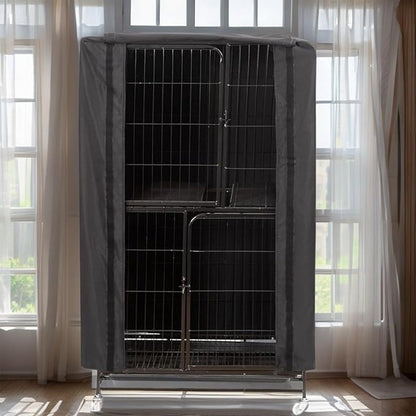 Bird Cage Covers for Night - 66x48x102cm Breathable Budgies Guard Enclosure Shroud | Waterproof Nighttime Parakeet Parrot Cockatiel Shelter Draping Screen, Light-Blocking Aviary Protection Curtain