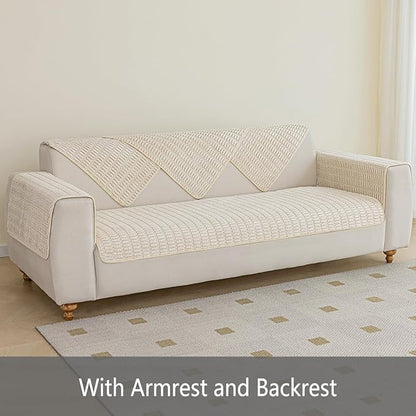 Muamar Dog Bed Cover Sofa Protector,Anti Slip Waterproof Sofa Covers for Living Room Couch Covers,Sofa Mat,Seat Cover, Dog Mat,Pet Pad for Furniture 1 Piece (40x60 inch, Cream White)