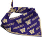 Washington Huskies Officially Licensed Bandana for Dogs and Cats | Fits Pets Great Gift Idea | Easy-to-Tie (Small, 13")