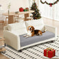 Waterproof Dog Bed Cover Pet Blanket, Soft Couch Cover for Dogs Washable, Non-Slip Dog Blanket Protect Furniture Couch Sofa Car for Puppy Large Dogs Cat (30x53 Inch, Light Grey)