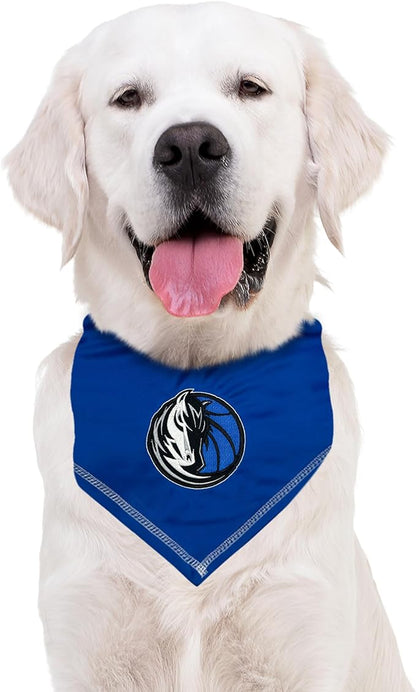 Pets First NBA Dallas Mavericks TIE Bandana, Size Small/Medium. Dog Bandana Scarf Bib for Pet Cat Dog. The Ultimate Game-Day, Party Bandana
