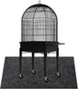 Large Bird Cage Mat, Under Pet Cage Mat for Bird Cages, Reptile Aquariums, Dog Kennels, Absorbent/Waterproof Felt Mat with Non-Slip Backing for Hard Floors and Surfaces (36x48 Inch)