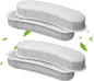 Cat Fountain Charcoal Replacement Filters Compatible with W600 Large Dog Water Fountain 205oz/6L Automatic Pet Dog Water Bowl Drinking Dispenser (4 Pack)