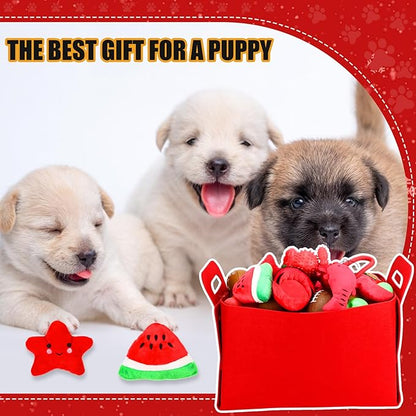 Abbylike 50 Pcs Puppy Supplies Starter Kit for Small Dogs Puppy Essentials Includes Leash, Bowls, Teeth Brushes, Water Bottle, and More Accessories for Dogs Pet Day Welcome Gift(Red)