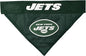 Pets First NFL DOG BANDANA - NEW YORK JETS REVERSIBLE PET BANDANA. 2 Sided Sports Bandana with a PREMIUM Embroidery TEAM LOGO, Small/Medium. - 2 Sizes & 32 NFL Teams available